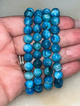 8 MM Blue Apatite Bracelet