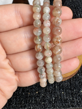 Bellamorite Bracelet from Russia | Rainbow Sunstone & Moonstone | 5 mm & 6 mm