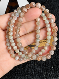 Bellamorite Bracelet from Russia | Rainbow Sunstone & Moonstone | 5 mm & 6 mm