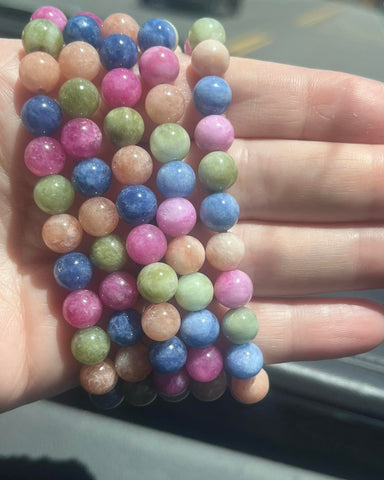 8MM Candy Jade Bead Bracelet