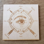 Wood Engraved Pendulum Board #3